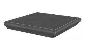 Ступень Kerama Marazzi Хадду KM4040G0041NGTA угловая серый тёмный матовый 34x34