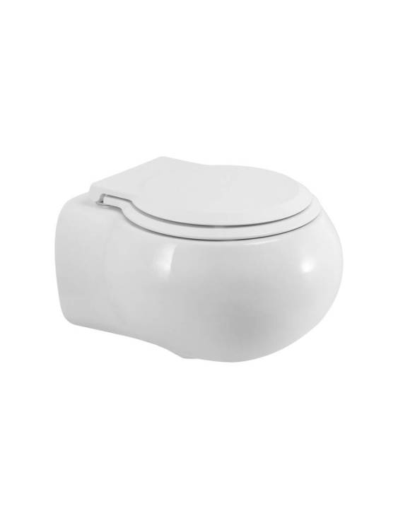 Унитаз подвесной Cezares Grande CZR-308-TH-TOR/SC безободковый, с сиденьем микролифт