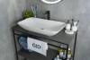 Раковина Gid Geométrico N9122 51124 белая, 71x40x14 фото 5