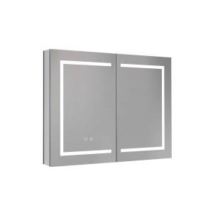 Зеркало-шкаф Aquatek AQ7904-MLC с подсветкой, хром, 90x70x13.3