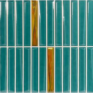 Декор Monopole Melody Turquoise Silver Decor 20x20