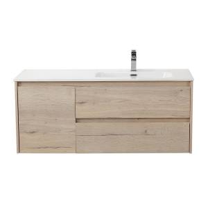 Тумба под раковину BelBagno KRAFT-1200-2C-1A-SO-RGB-R Rovere Galifax Bianco, 120x50x46