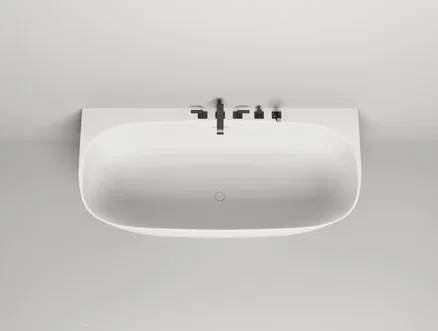 Ванна из искусственного камня Salini Sofia Wall S-Sense 180x85, глянцевая