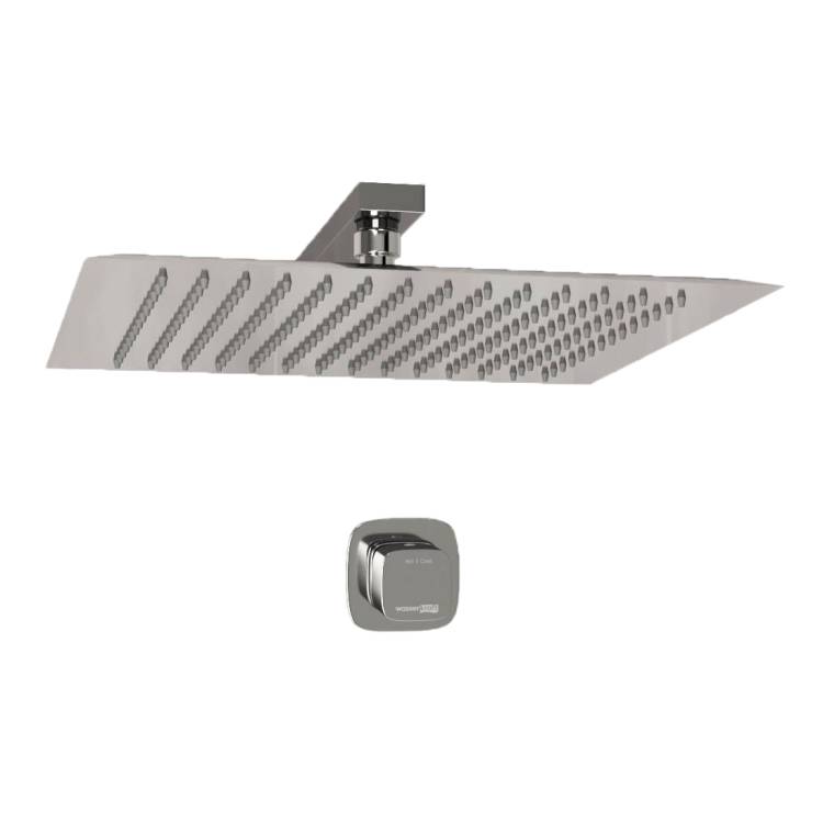 Душевой комплект Wasserkraft Naab A8651.090.118 с верхней душевой насадкой, хром, встраиваемый