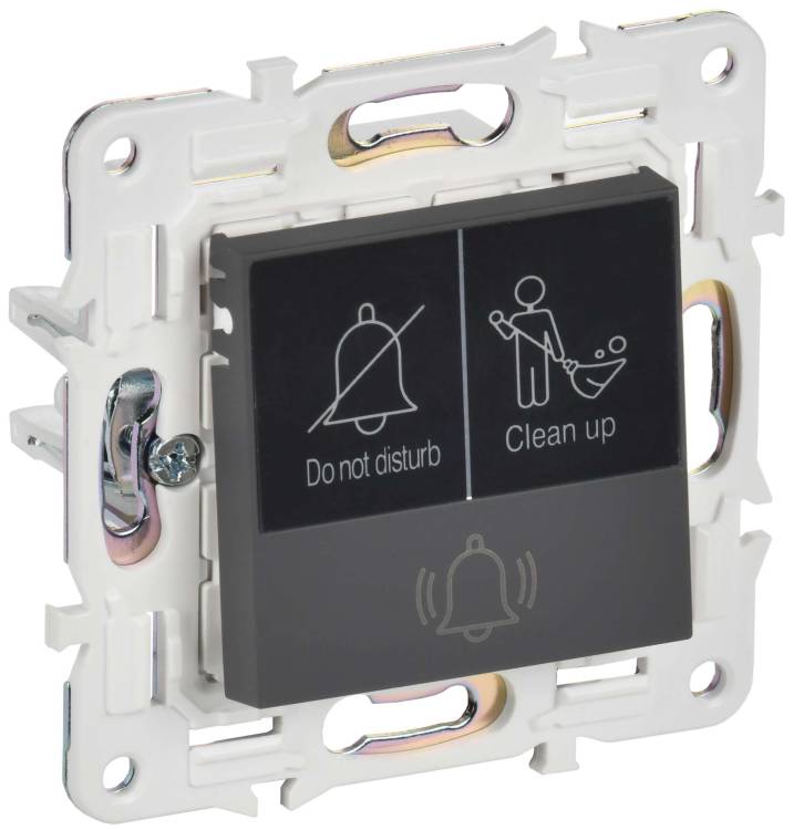 Кнопка звонка IEK Skandy SK-V14-2-10-K53 графит