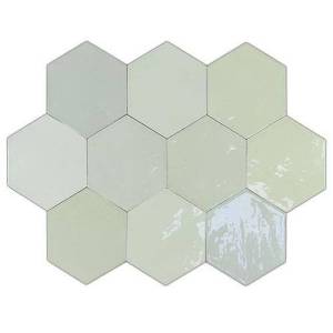 Керамическая плитка WOW Zellige 122083 Hexa Mint 10.8x12.4