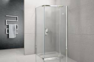 Душевой уголок Royal Bath RB HPVD-C-CH профиль хром, стекло матовое, 80x100x200