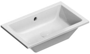 Раковина GSI Kube X 895311 белый глянцевый, 60x37