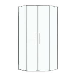 Душевая перегородка Niagara Nova NG-6638-90 профиль хром, стекло прозрачное, 90x90x195