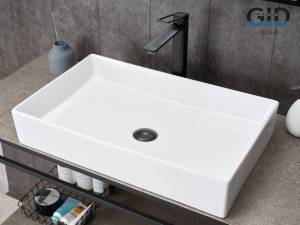 Раковина Gid Geométrico N9496 51228 белая, 60.5x37x11