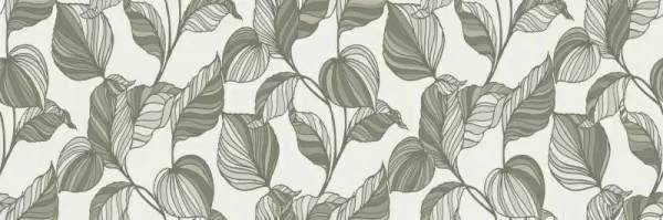 Керамическая плитка Ragno Vida RA79 Decoro Edera Verde Touch Rett 30x90