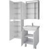 Тумба с раковиной Dreja Q Plus (D) 55 с опорами, белый глянец фото 10
