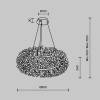 Подвесная люстра Modelux Modestyle MS.9029.12 CR фото 2