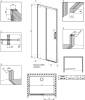 Душевая дверь в нишу Radaway Idea Black DWJ 150 L фото 7