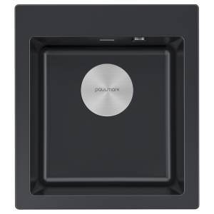 Мойка кухонная Paulmark Kante 45 PM104651-AN Антрацит, 46.5x51