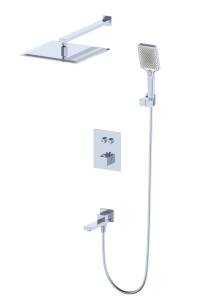 Душевой комплект Wonzon & Woghand WW-88929003-CR с термостатом, хром