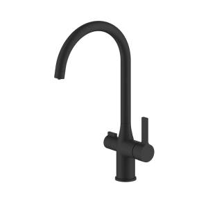 Смеситель для кухни Iddis Pure PURBLFJi05 с каналом для фильтрации воды, черный матовый