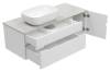 Тумба с раковиной Misty Роял П-Роя-01120-011П2Я фото 6