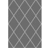 Ковер Oz Kaplan Gold Shaggy 01562A L.GREY/L.GREY Прямоугольник 0.8x1.5