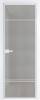 Межкомнатная дверь Profil Doors 4 AX цвет профиля Вайт, стекло безопасное 6 мм рэте 700x2000