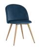 Набор из 4 стульев Stool Group Лион DC-69030 HLR-63 X4 голубой фото 2