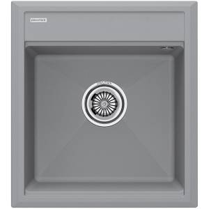 Мойка кухонная Paulmark Stepia PM114651-GRS 46x51 серый дым