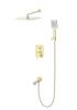 Душевой комплект Wonzon & Woghand Flex WW-88939072-BG встраиваемый, брашированное золото