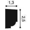 Молдинг гибкий Orac Decor Luxxus P9050F 200x1.3x2.5 фото 2