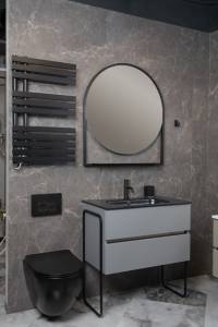 Тумба под раковину Armadi Art Vallessi 837-080-GD mat Dust Grey, 80см