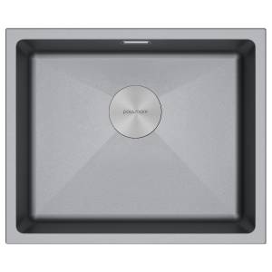 Мойка кухонная Paulmark Lumi 55Uni LU55-GRM Серый Металлик, 55.5x46
