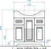 Тумба с раковиной Style Line Олеандр-2 75 Люкс, белая фото 11