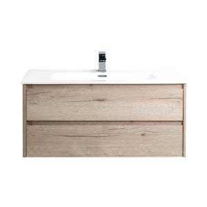 Тумба с раковиной BelBagno Kraft 100 rovere galifax bianco