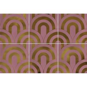 Декор Vives Hanami Takada Marsala Oro 23x33.5