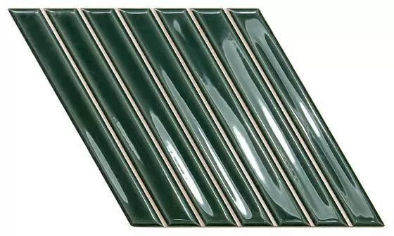 Керамическая плитка WOW Spike Bars 135016 A Royal Green Gloss 15x25.9