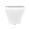 Унитаз подвесной BelBagno Sela BB3201CHR/BB3201SC безободковый, сиденье микролифт фото 5