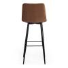 Стул барный Tetchair Chilly (mod.7095б) 19639 коричневый, черный фото 4
