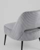 Кресло Stool Group Бостон vd-boston-cl-steel светло-серый, велюр рельефный фото 7