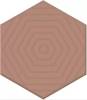 Декор Kerama Marazzi Агуста OS/E241/63011 розовый 6х5.2