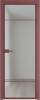 Межкомнатная дверь Profil Doors 4 AX цвет профиля Красный антрацит, стекло безопасное 6 мм матовое 700x2000