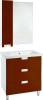 Мебель для ванной Bellezza Пегас 60 напольная, красная