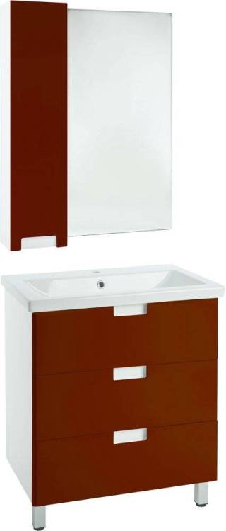 Мебель для ванной Bellezza Пегас 60 напольная, красная