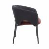 Стул обеденный Stool Group Afrida Afra DCh Davis-Opium 99+69 Черный/Бордовый фото 3