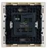 Розетка USB type A+C IEK Forte&Piano FP-U22-D31-K10 ваниль фото 3