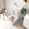 Унитаз-компакт Cerutti Spa Nivolet 8457 безободковый, с микролифтом фото 4