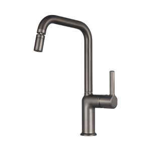 Смеситель для кухни Osgard Havet 56273 аэратор с изменяемым углом наклона, вороненая сталь