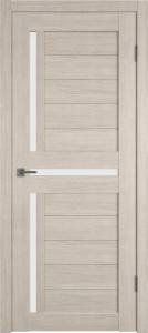 Межкомнатная дверь Владимирская Фабрика Дверей Atum 16 Cappuccino стекло White Cloud 900x2000