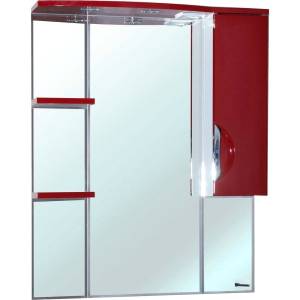 Зеркало Bellezza Лагуна 75 R красное