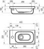 Рукомойник Ravak Chrome 40 L фото 6