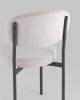 Набор из 4 стульев Stool Group Бриф SN AV 477-C81-7016-K светло-серый каркас антрацитовый муар фото 7