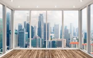 3D Фотообои Artegrafico «Терраса город» RASH-023 акварель